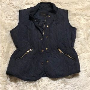 Zara Navy Vest